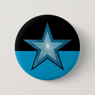 Blue Star button blue black