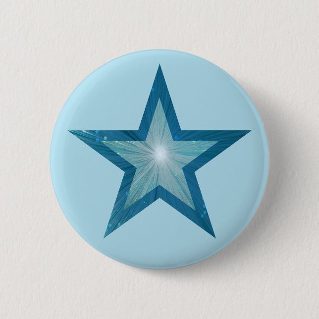 Blue Star button pale blue (Front)