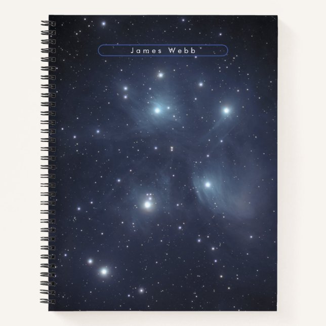 Blue Star Cluster Notebook (Front)