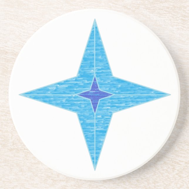 Blue Star Coaster (Front)