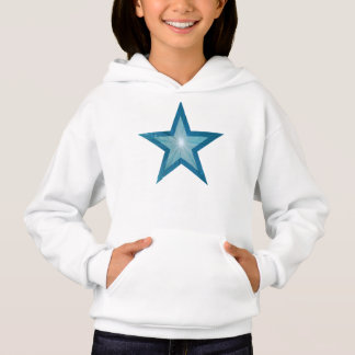 Blue Star girl's hoodie