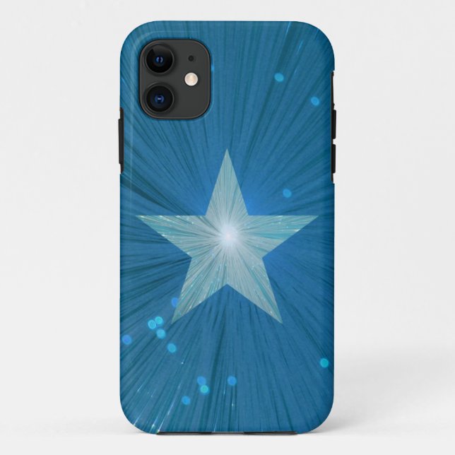 Blue Star iPhone case (Back)