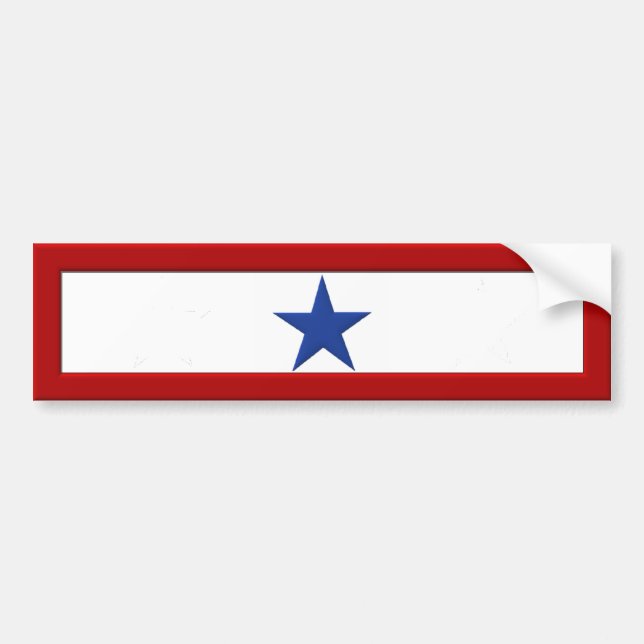 Blue Star Mother Bumper Sticker (Front)