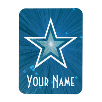 Blue Star 'Name' flexible magnet