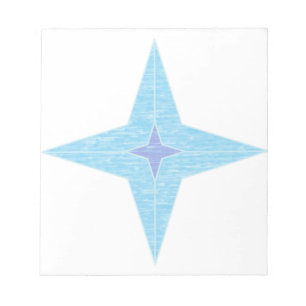 Blue Star Notepad