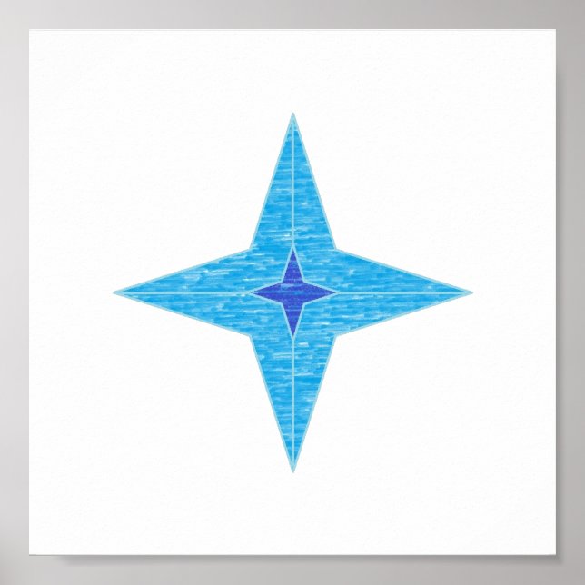 Blue Star Poster (Front)