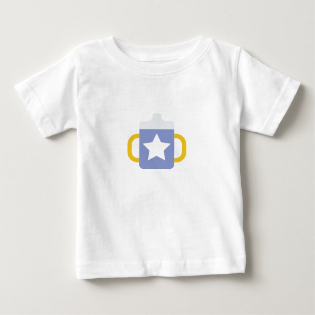 blue star sippy cup baby T-Shirt (Front)