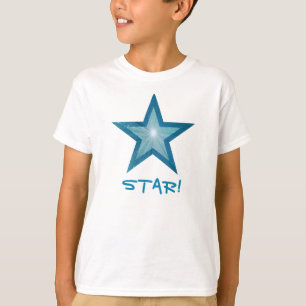 Blue Star 'STAR!' kids t-shirt