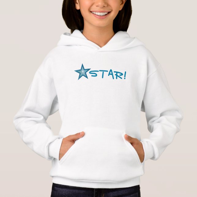Blue Star 'STAR!' small star front  & back (Front)