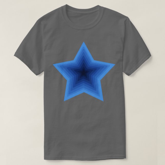 Blue Star T-Shirt (Design Front)