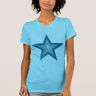 Blue Star women's t -shirt blue T-Shirt