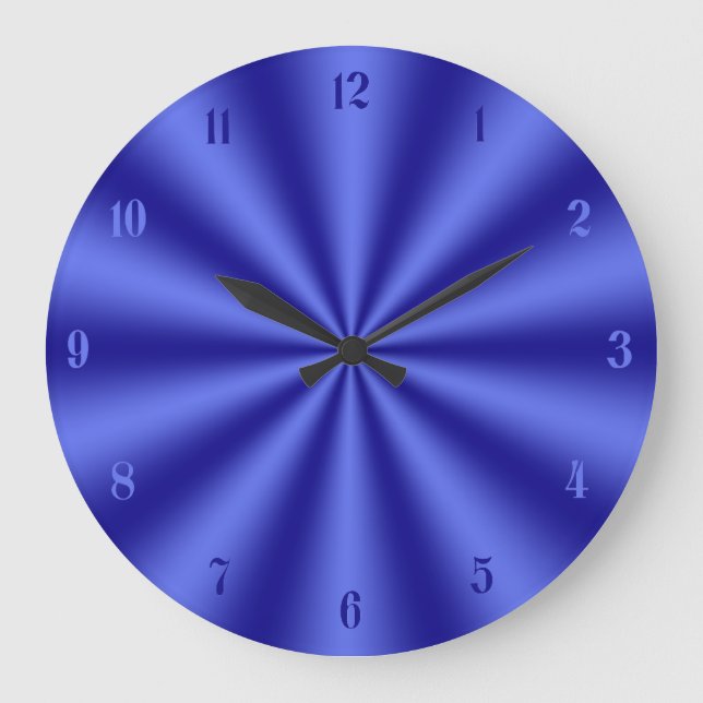 Blue Starburst Clock (Front)