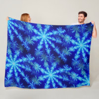 Blue Starburst Mandelbrot Psychedelic Fractal