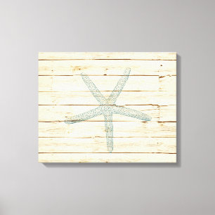 Blue Starfish Canvas Print