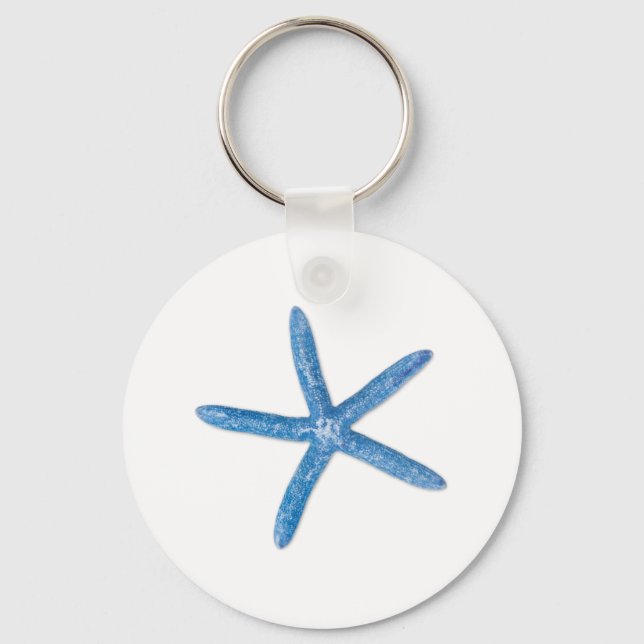 Blue Starfish Key Ring (Front)