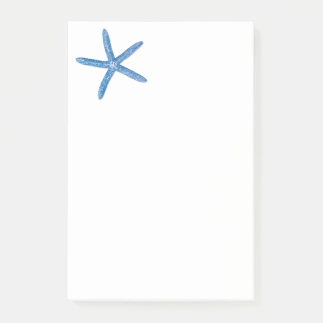 Blue Starfish Post-it Notes (Front)