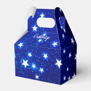 Blue Stargazer Gable Favour Box