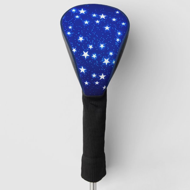 Blue Stargazer Golf Head Cover (Front)