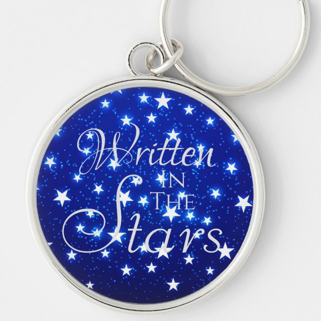 Blue Stargazer Key Ring (Front)