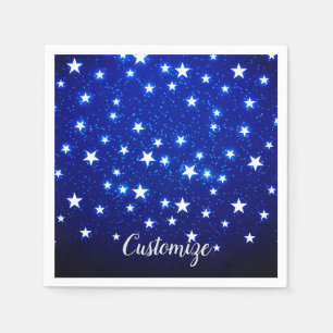 Blue Stargazer Napkin