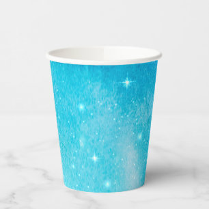 Blue Starry Night Baby Shower Paper Cups