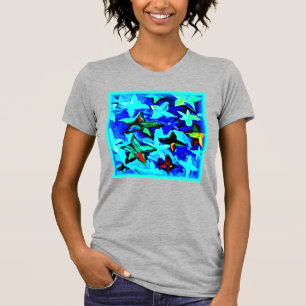 Blue Starry Night Sky. Buy Now T-Shirt