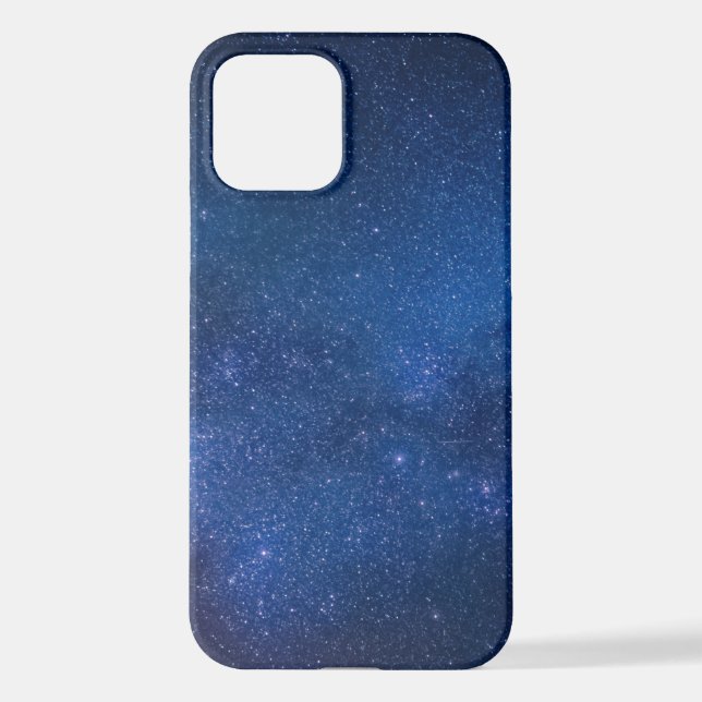 Blue starry night sky | Zazzle_Growshop. iPhone Case (Back)