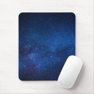 Blue starry night sky Zazzle_Growshop. Mouse Pad