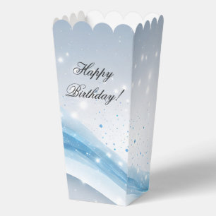 Blue Starry Sky Popcorn Box, Party Favor Box