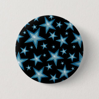 Blue Stars button black