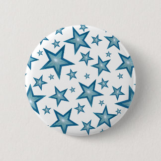 Blue Stars button white