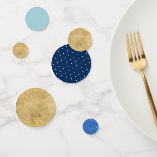 Blue Stars Christmas Party Confetti