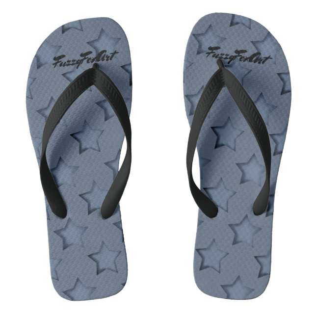 Blue stars jandals (Footbed)