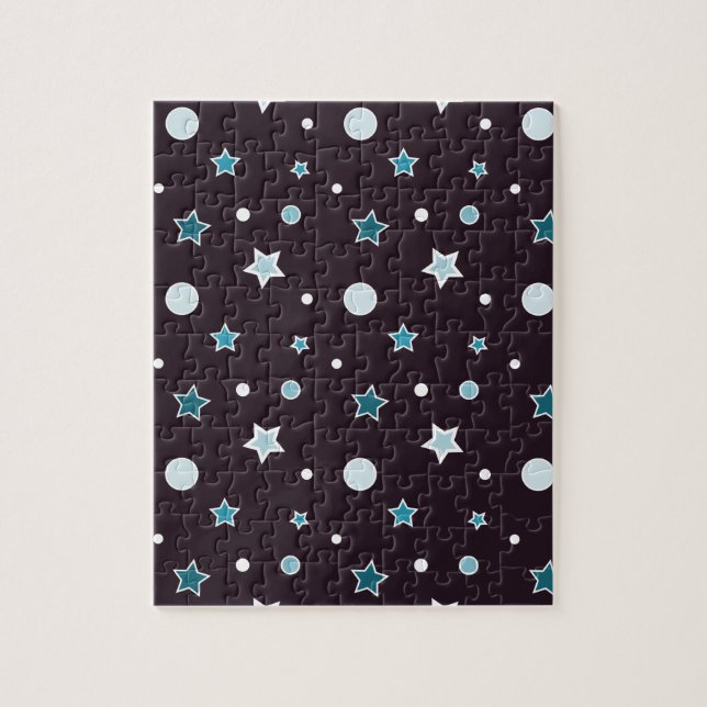 Blue Stars Jigsaw Puzzle (Vertical)