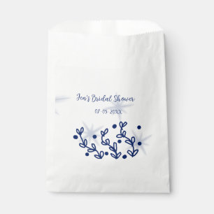 Blue stars leaves royal luxury bridal shower favour bags
