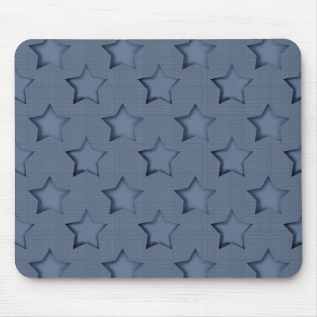 Blue stars mouse pad (Front)
