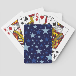 Blue Stars playing cards