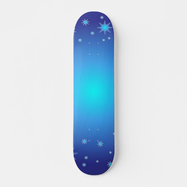 Blue Stars Skateboard (Front)
