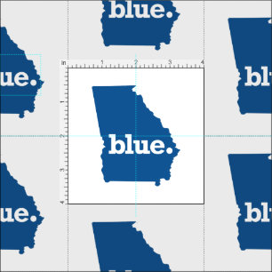 Blue State Georgia Fabric