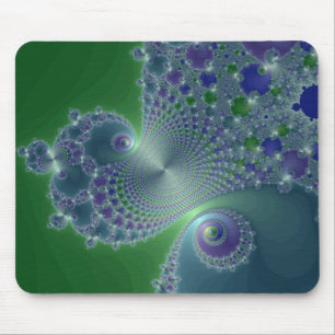 Blue Steel - Fractal Mousepad