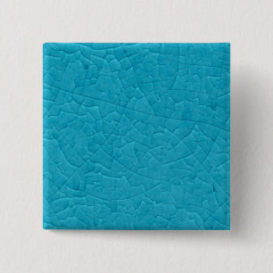 Blue stone 15 cm square badge