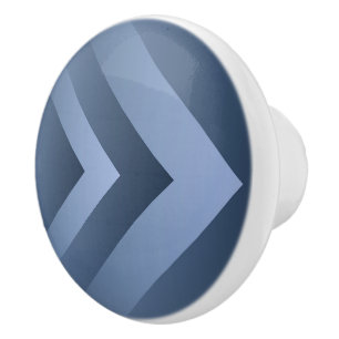 Blue stone bg ceramic knob