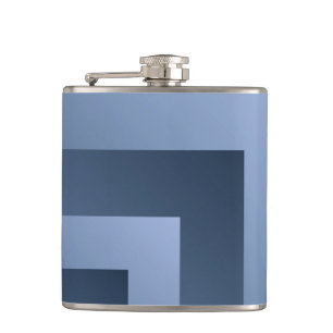 Blue stone bg hip flask