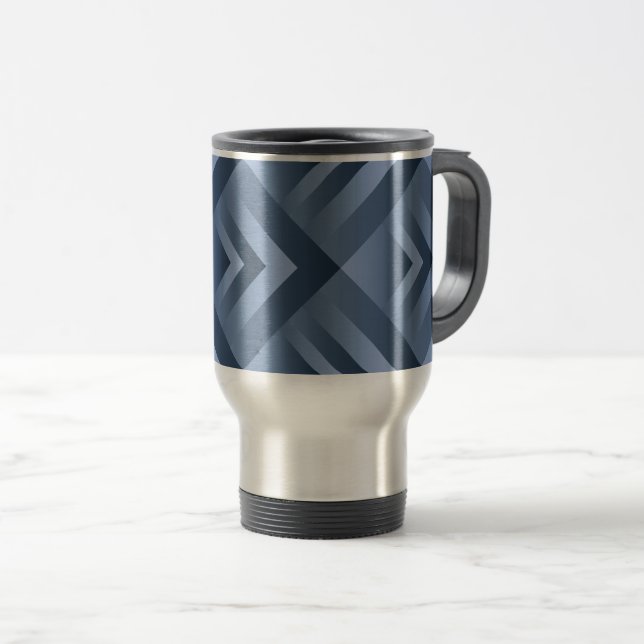 Blue stone bg travel mug (Front Right)