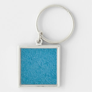 Blue stone cracks Keychain