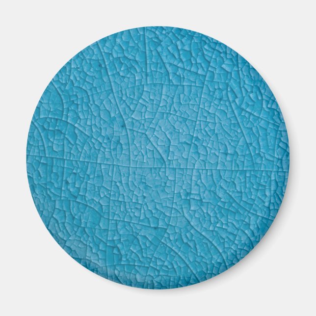 Blue stone cracks magnet (Front)