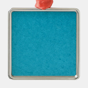 Blue stone metal tree decoration