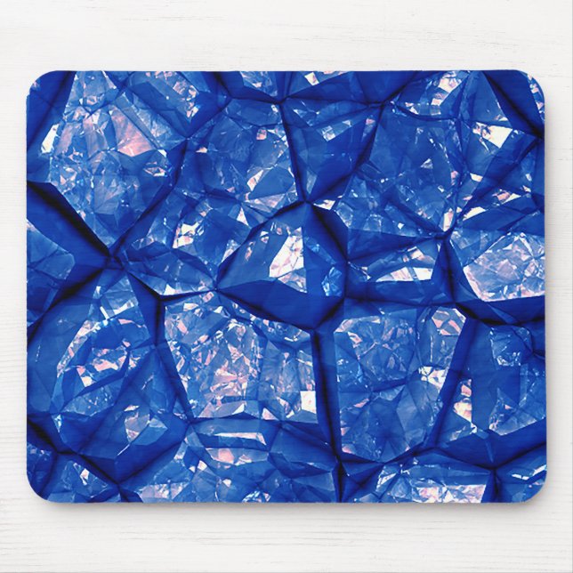 Blue Stone Texture Mouse Pad (Front)