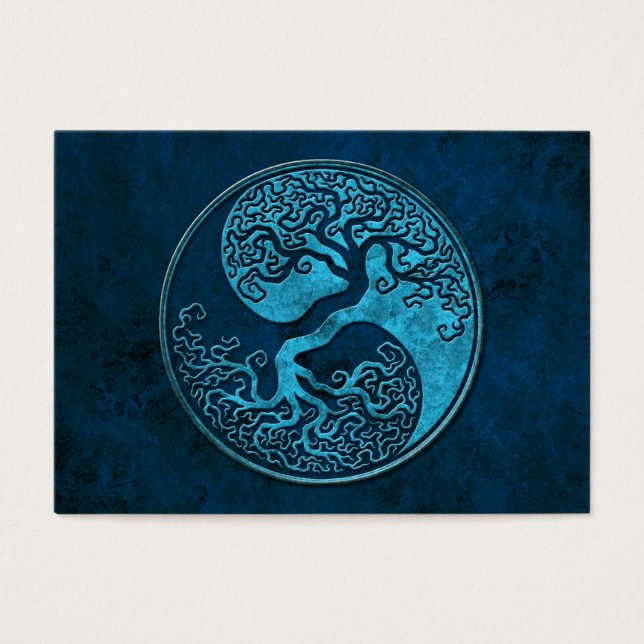Blue Stone Yin Yang Tree (Front)