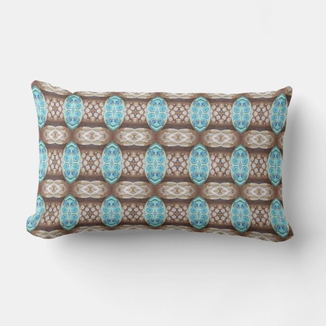 Blue Stones pattern pillow (Front)